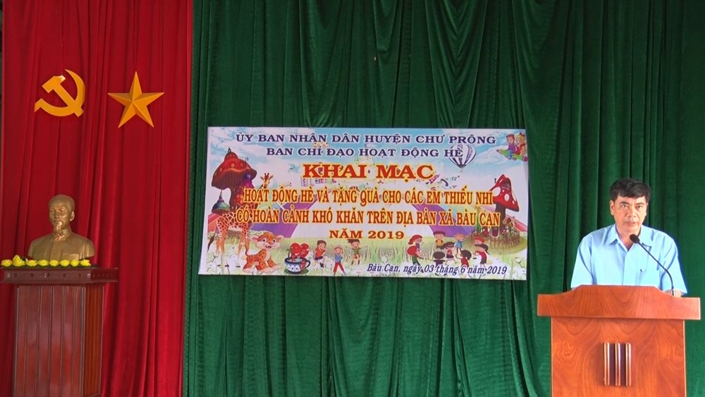 Huyện Chư Prông khai mạc hoạt động hè 2019