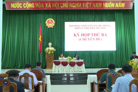 HĐND xã Chư Prông tổ chức Kỳ họp thứ Ba (Chuyên đề)