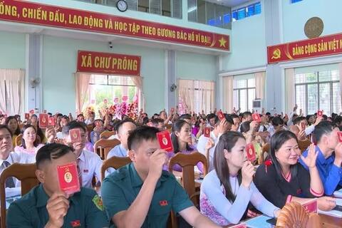 Đồng chí Rah Lan H'Chiểu được chỉ định giữ chức Bí thư Đảng ủy xã Chư Prông